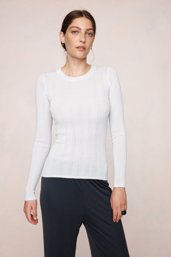 ANA TOP - SILVER