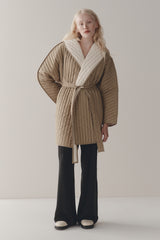 AVERY JACKET - CAMEL / IVORY
