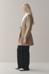 AVERY JACKET - CAMEL / IVORY