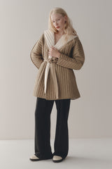 AVERY JACKET - CAMEL / IVORY
