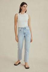 STRAIGHT LEG JEAN - BLUE