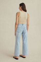 WIDE LEG JEAN - BLUE
